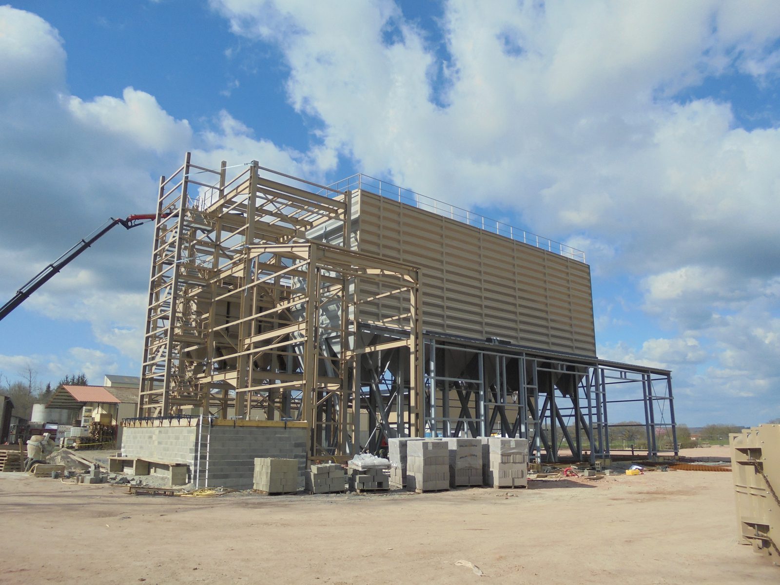 Usine fabrication aliments mash