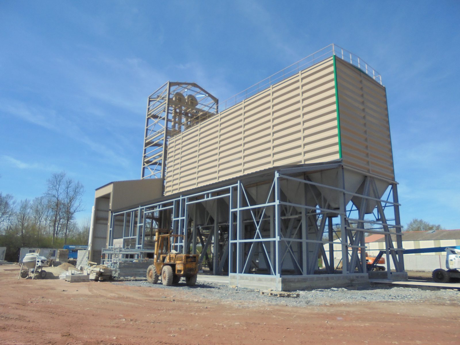 Usine fabrication aliments mash