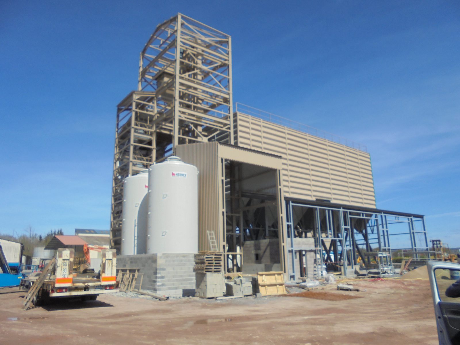 Usine fabrication aliments mash