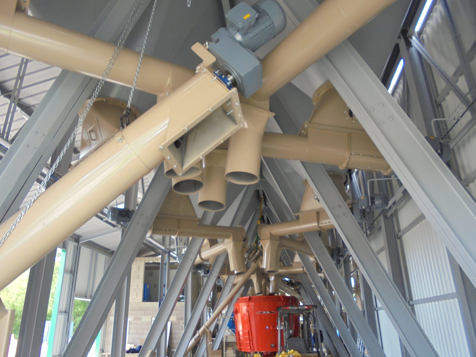 Usine fabrication aliments mash