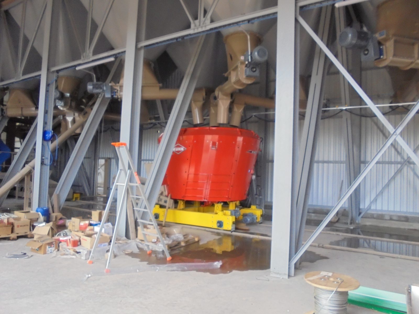 Usine fabrication aliments mash
