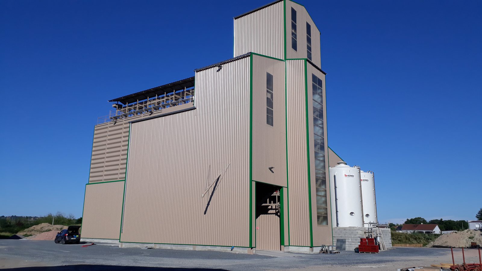 Usine fabrication aliments mash
